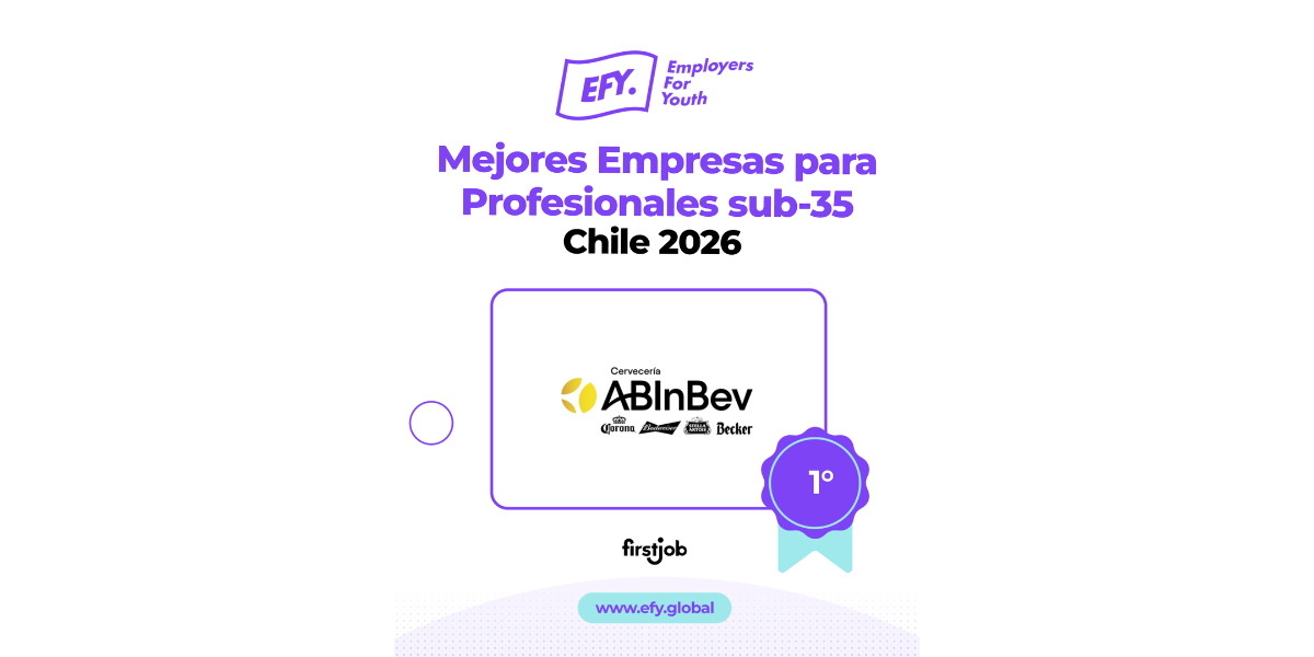 Mejores empresas para profesionales sub 35 Chile 2026